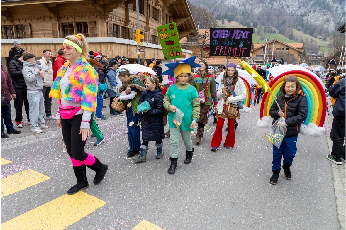 Impressionen von der Diemtigtaler Fasnacht.