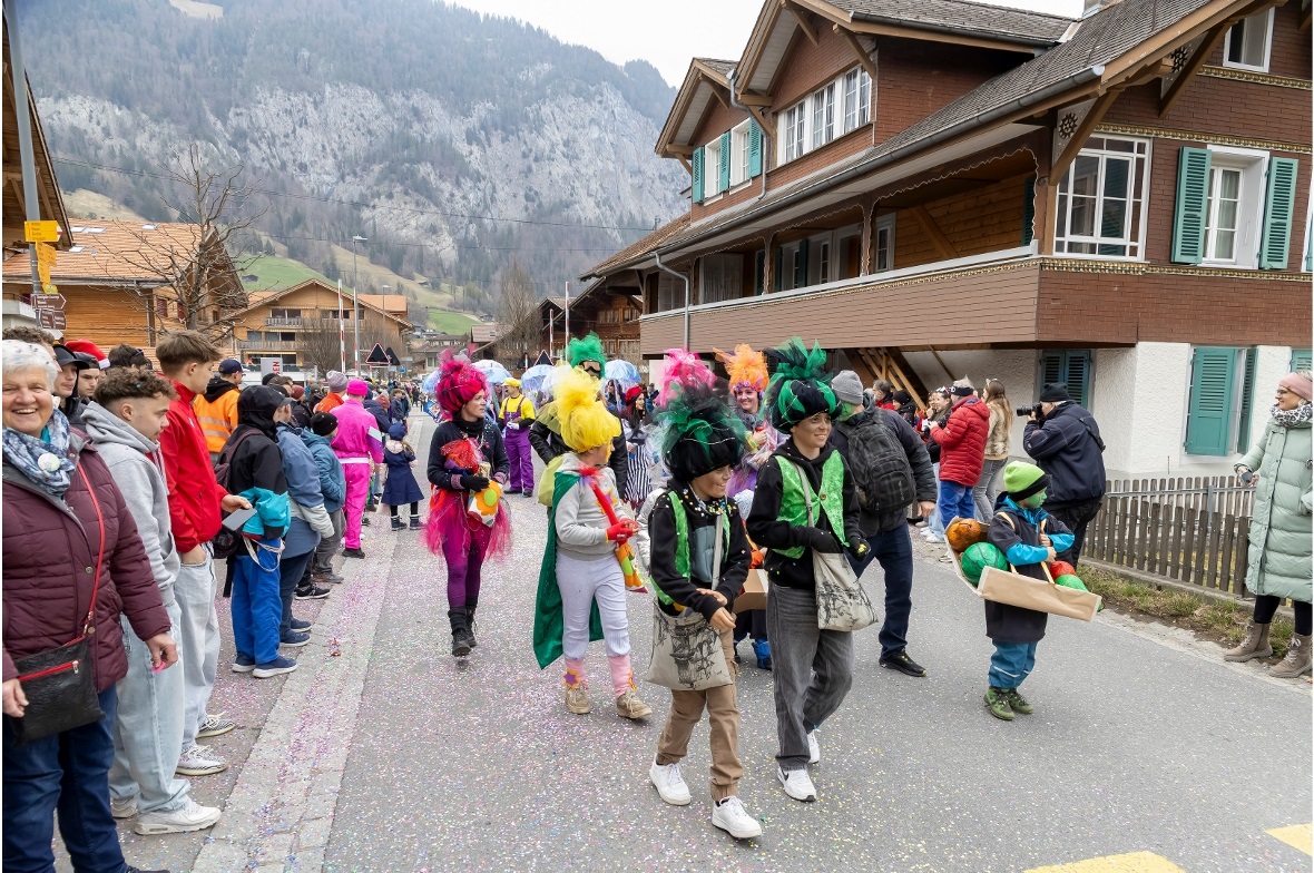 Impressionen von der Diemtigtaler Fasnacht.