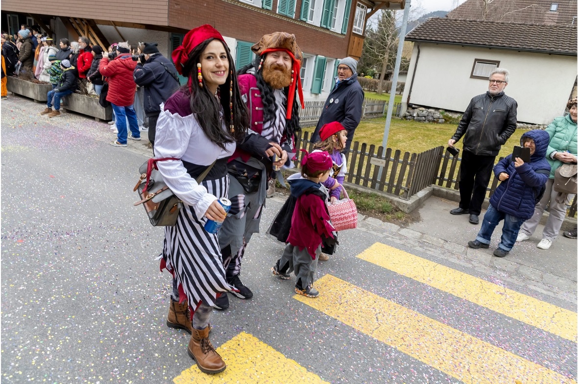 Impressionen von der Diemtigtaler Fasnacht.