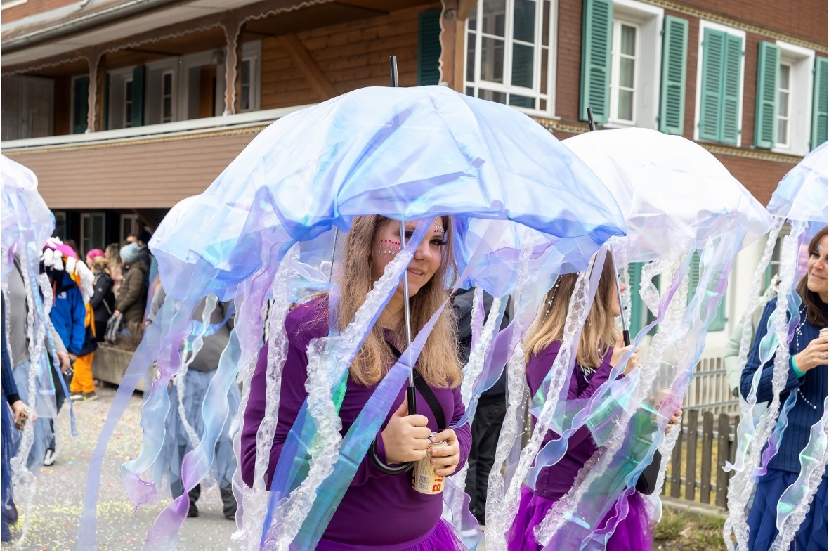 Impressionen von der Diemtigtaler Fasnacht.