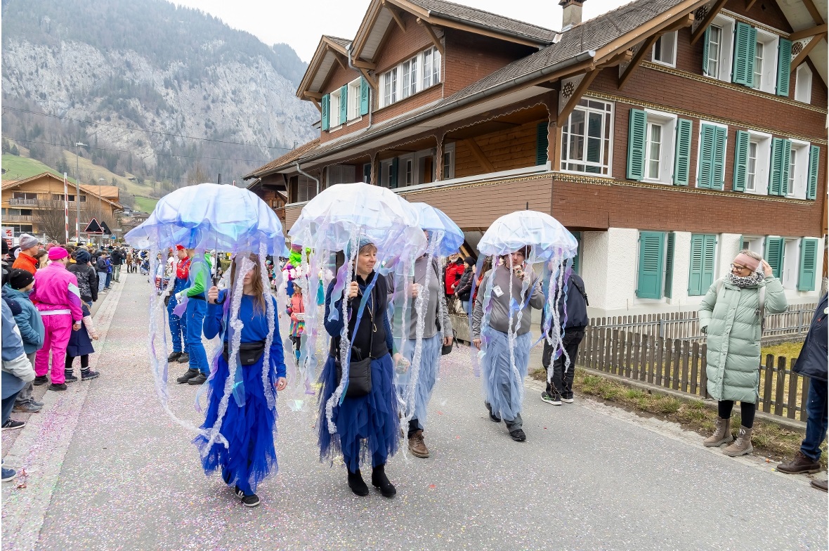 Impressionen von der Diemtigtaler Fasnacht.