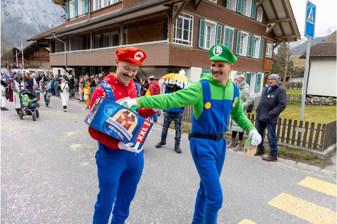 Impressionen von der Diemtigtaler Fasnacht.