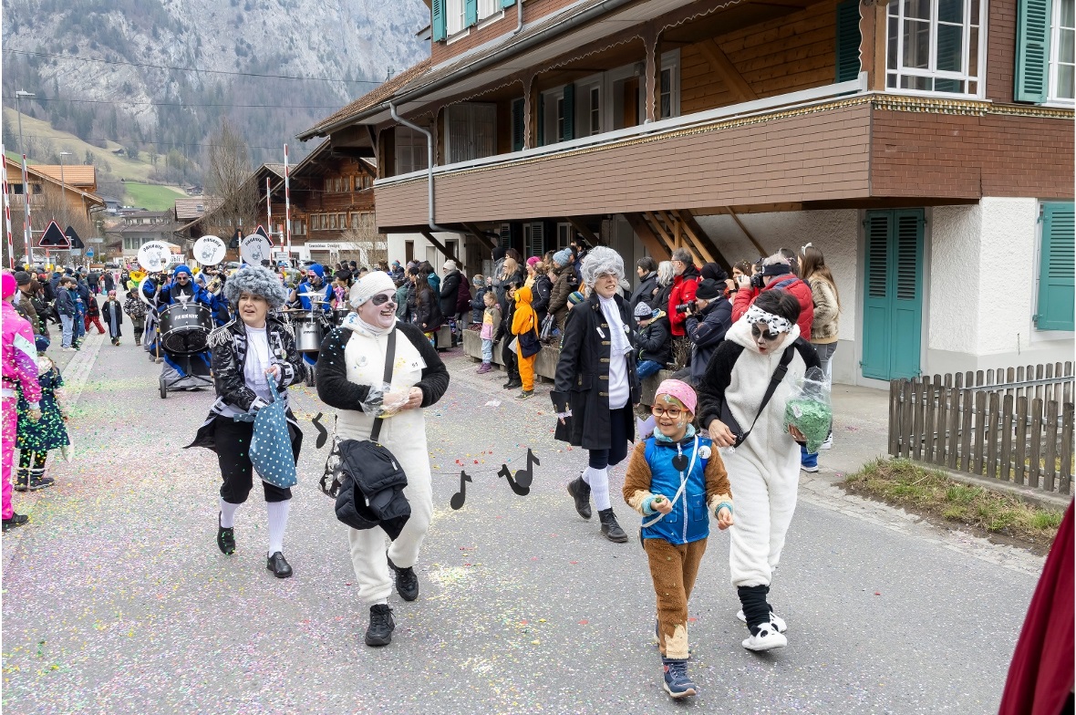 Impressionen von der Diemtigtaler Fasnacht.