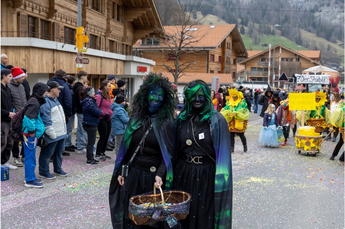 Impressionen von der Diemtigtaler Fasnacht.
