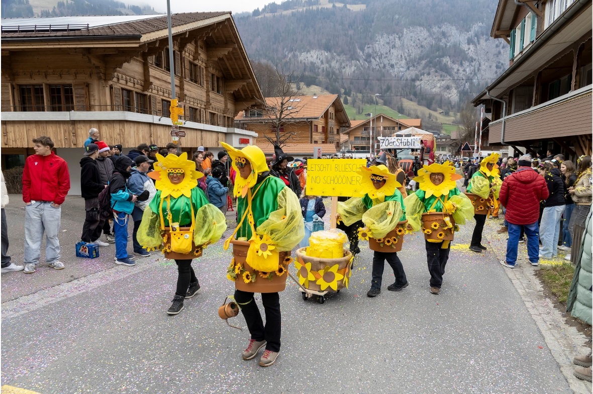 Impressionen von der Diemtigtaler Fasnacht.
