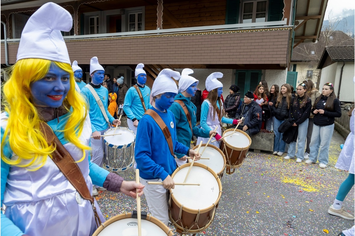 Impressionen von der Diemtigtaler Fasnacht.