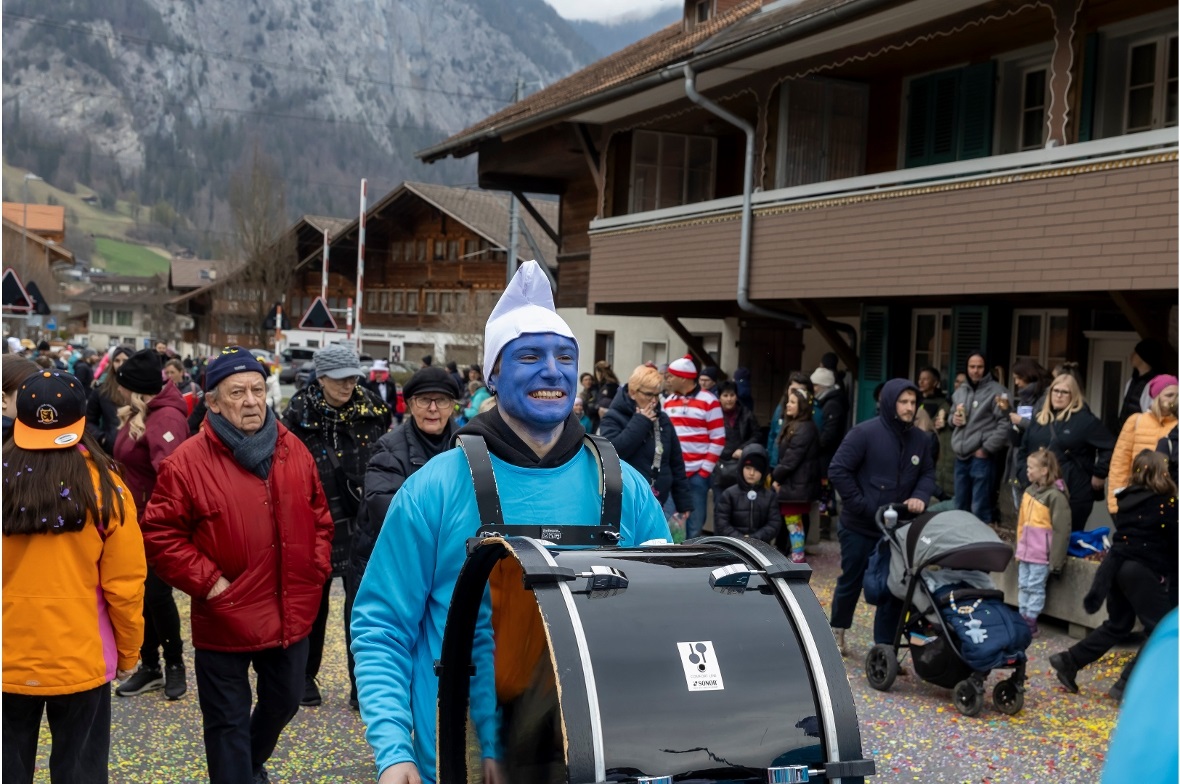 Impressionen von der Diemtigtaler Fasnacht.