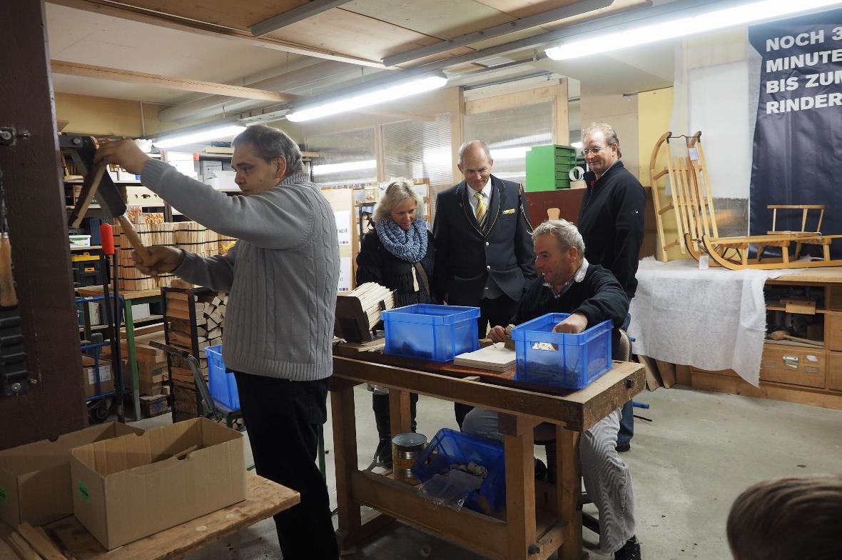 In der Bergquelle konnten die Besucher Emotionen aus Holz erleben.