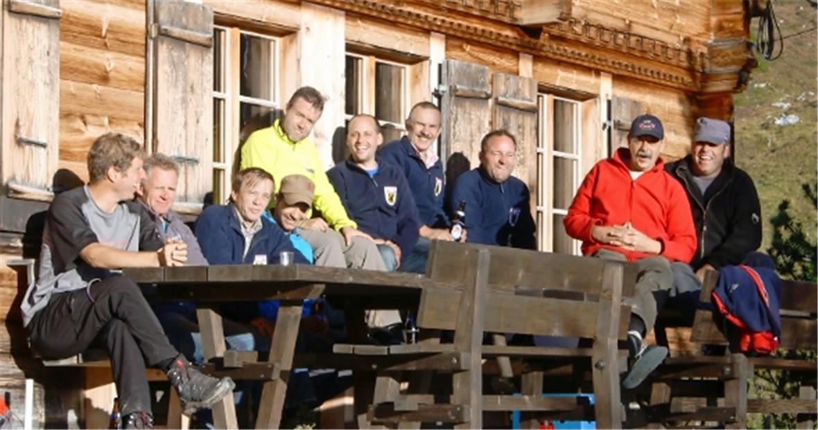 In der Fromatthütte liessen wir es uns wohl sein.