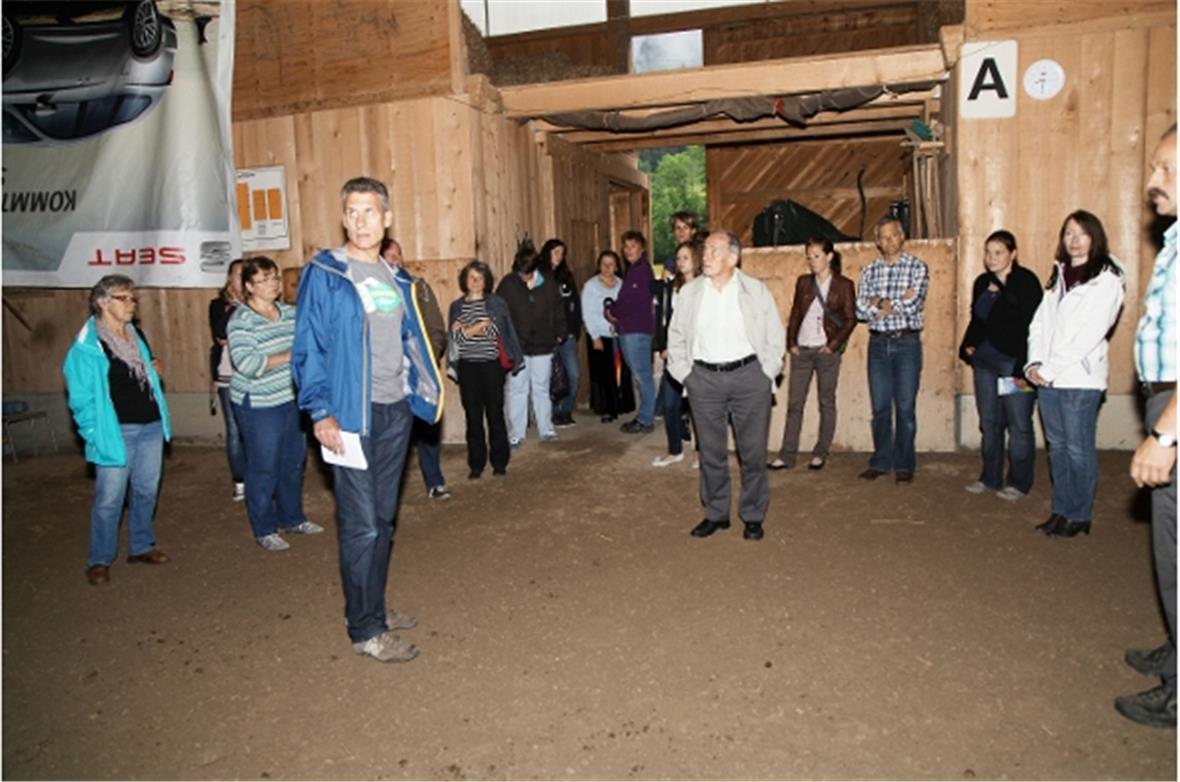 In der Reithalle Lenk