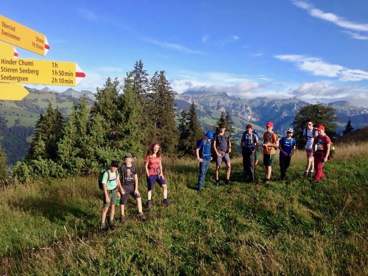 In drei Stunden wanderte die schnellste Gruppe von Blankenburg an den Seebergsee...