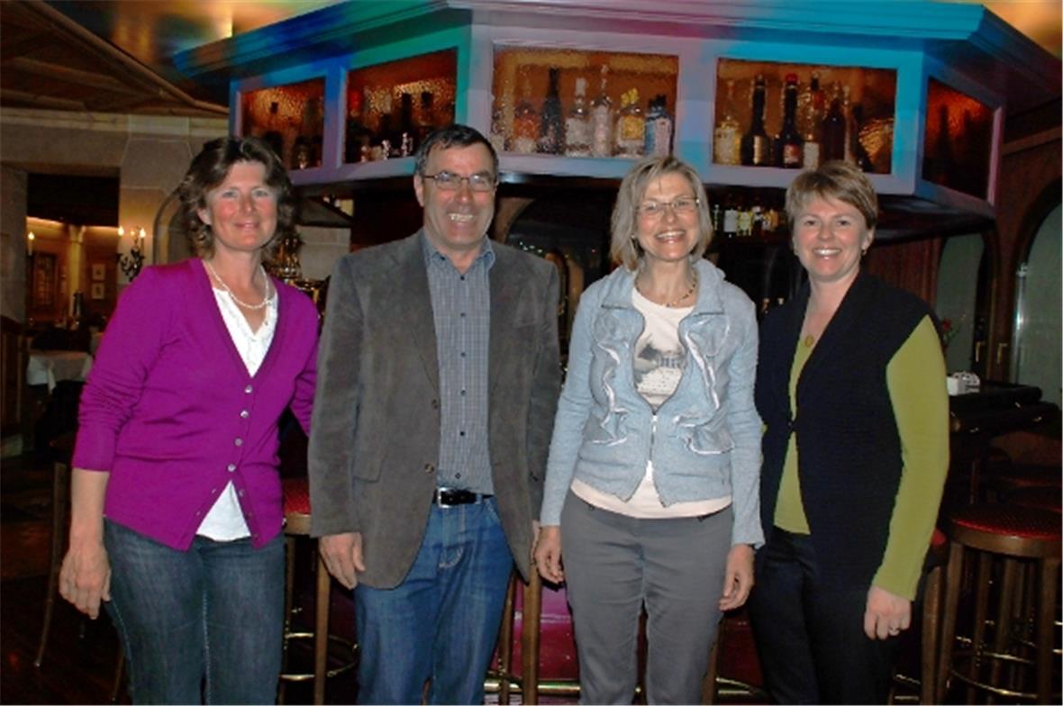Ingrid Grünenwald-Müller, Erwin Walker, Susanne Schmalz und Pia Feuz.