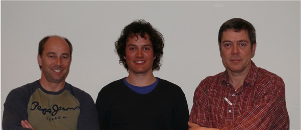 Initialzündung für eine Mehrzweck-Sporthalle lanciert: Dani Dumont, Tobias König, Jules van Enckevort.