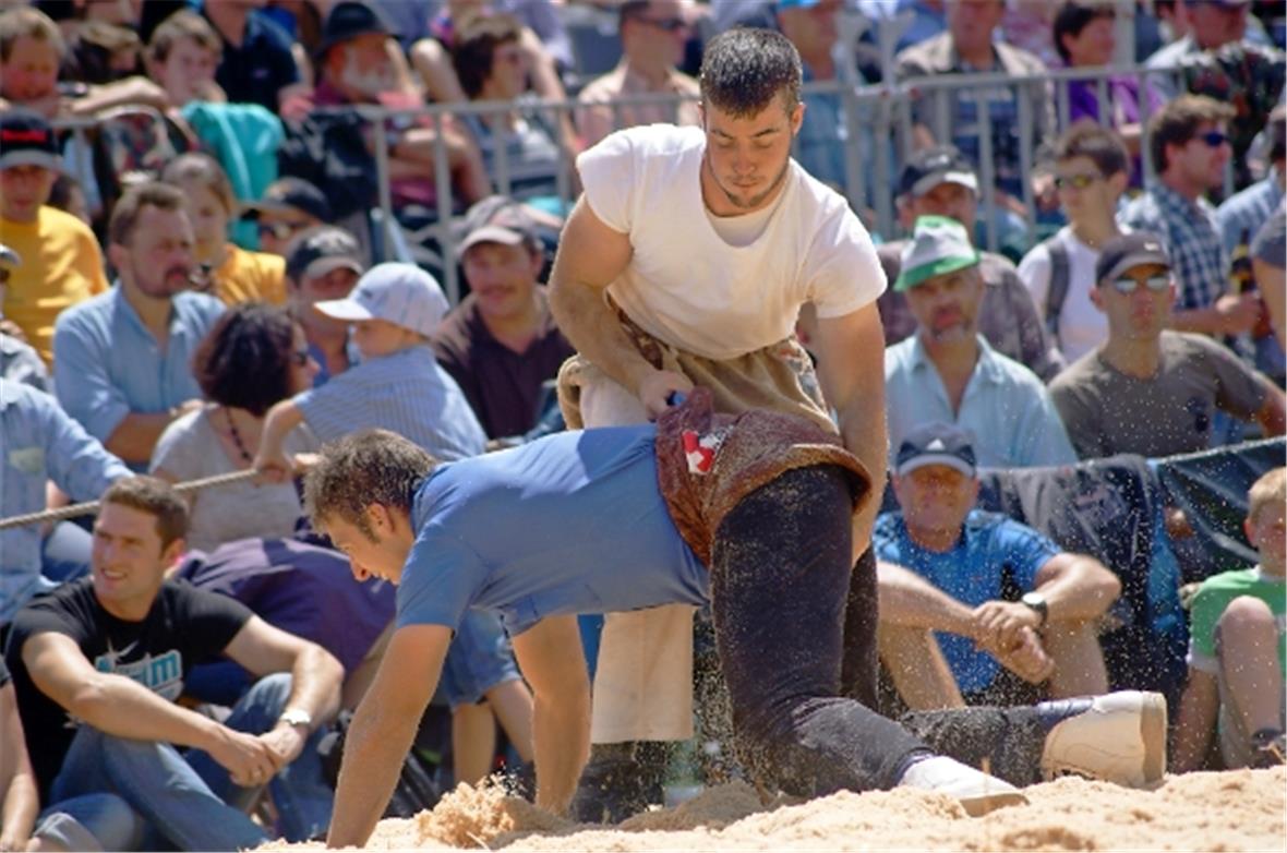Isler Markus–Scheuner Michael Der Diemtiger Markus Isler im gewonnenen fünften G...
