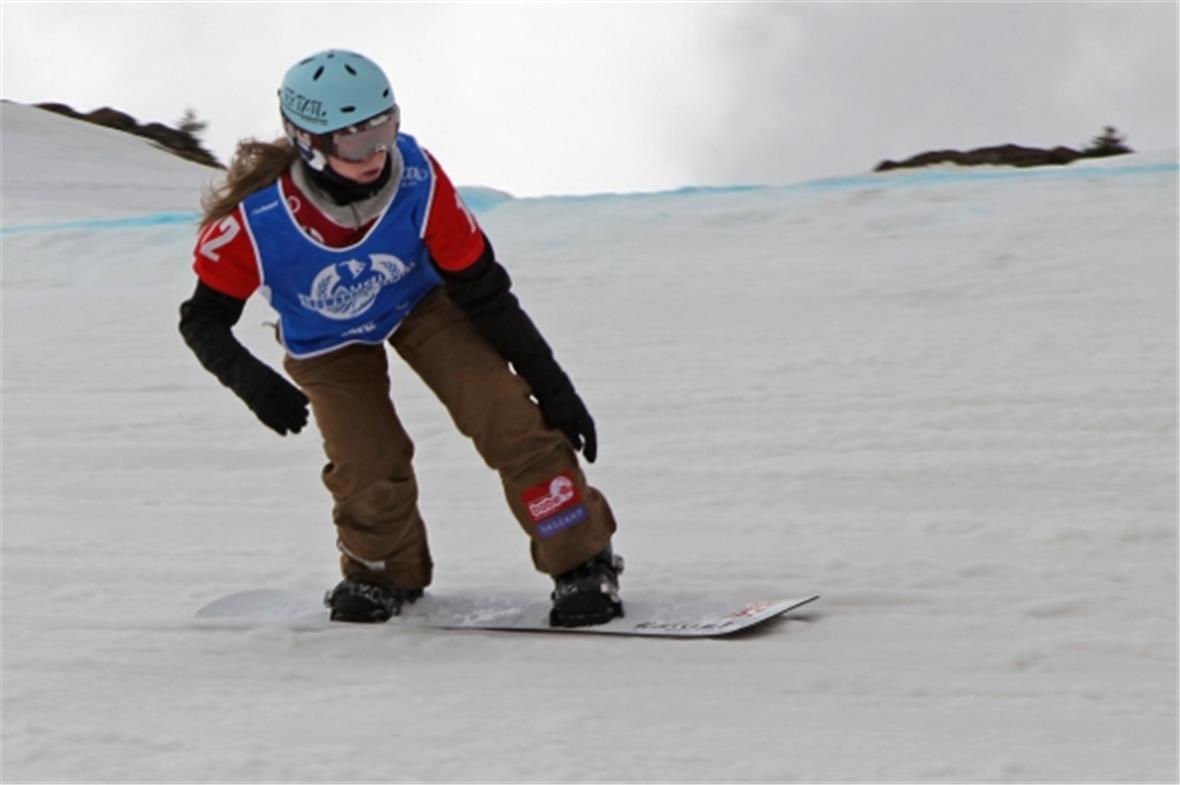 Iva Walz SUI auf der Strecke.