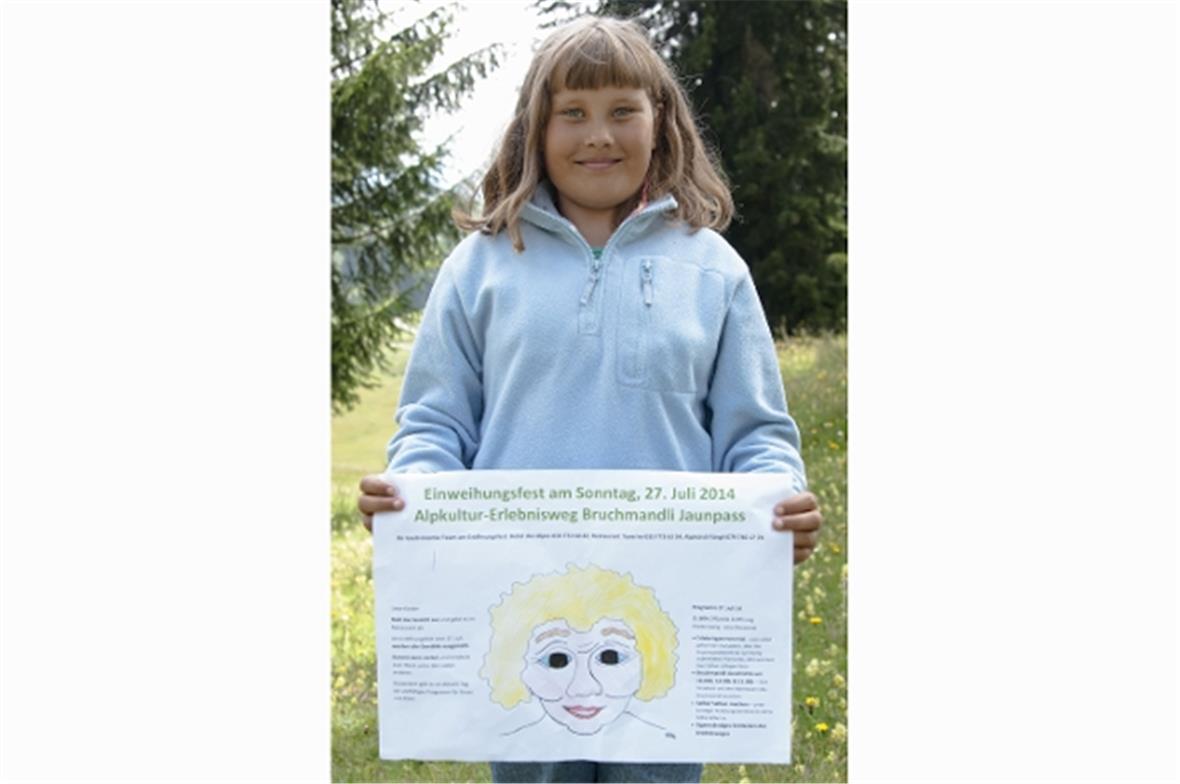 Jana Zurbrügg aus Spiez hat den Ausmalwettbewerb gewonnen.