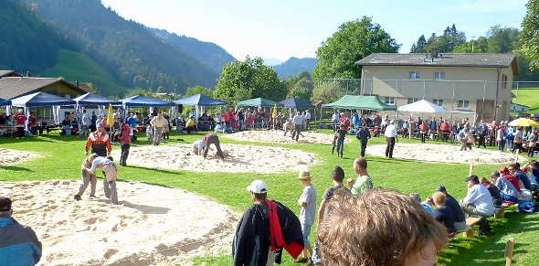 Je vier Minuten pro Gang werden auf den fünf Plätzen geschwungen.