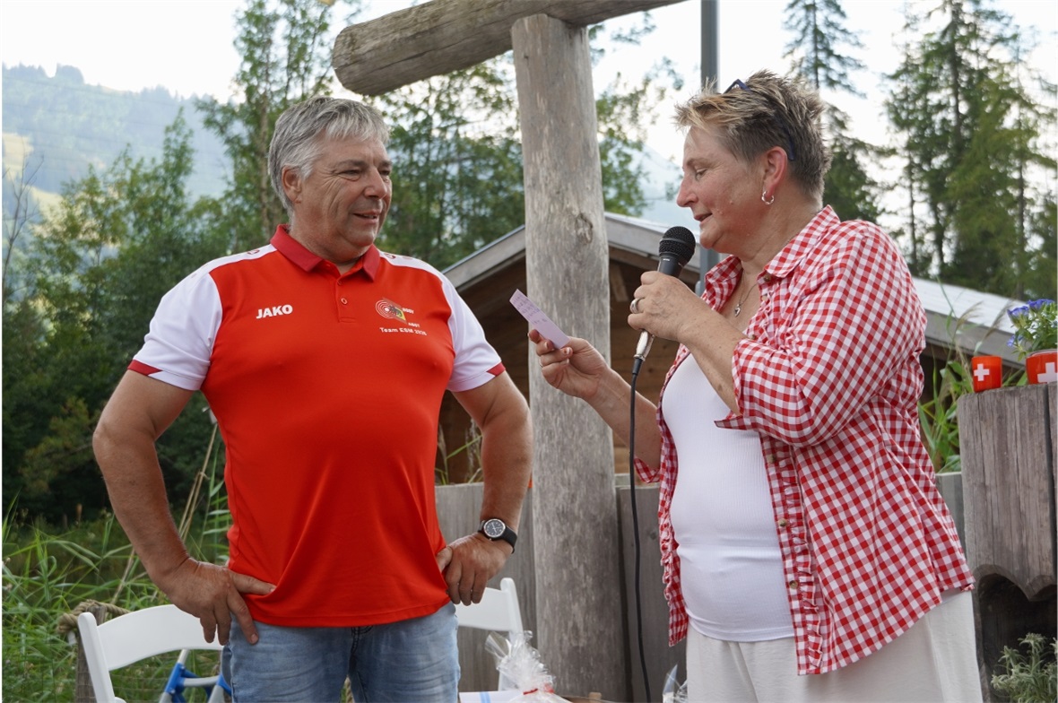 Jean-Marc Cottier wurde für die Bronzemedaille am eidgenössischen Schützenfest g...