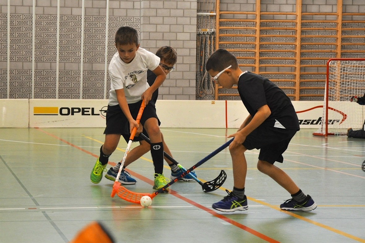 Jeder Ball wir hart umkämpft.