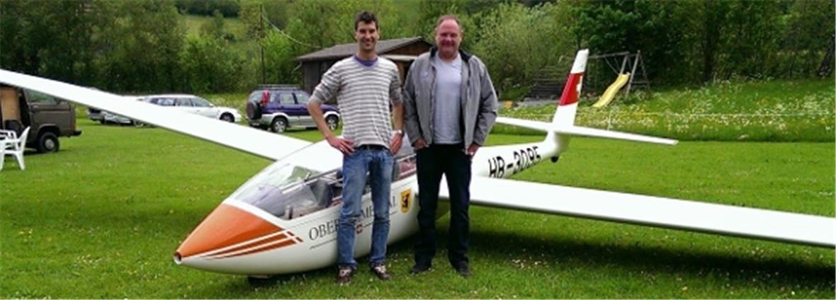 Jerome Speiser und Experte Markus Wymann.