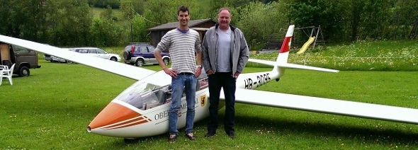 Jerome Speiser und Experte Markus Wymann.