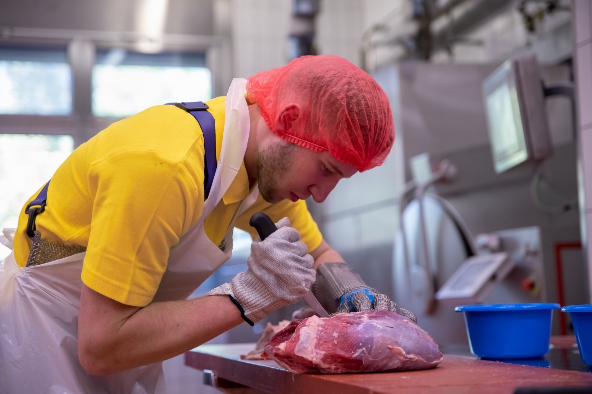 Joel Wampfler startete am Donnerstagmorgen mit der Aufgabe: «Feinzerlegung und w...