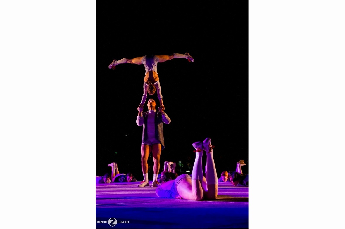 Joëlle und Michael nahmen auch an Strassenfestivals in Montreal teil.