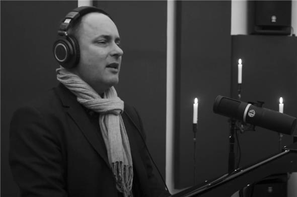 John Hänni im Studio.