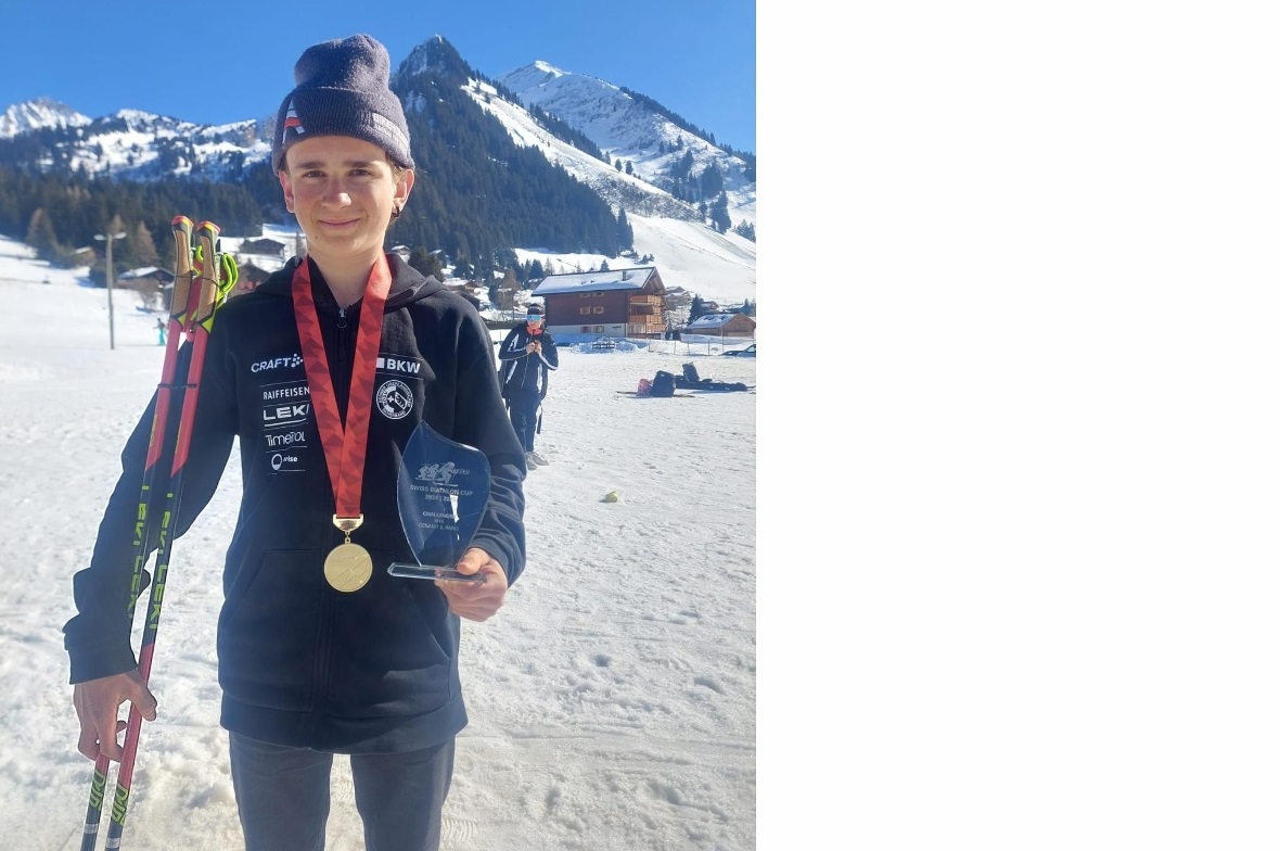 Jonas Zeller ist U15-Schweizermeister im Biathlon Jonas Zeller wurde, auch dank einer starken Laufleistung, U15-Schweizermeister im Biathlon-Sprint.