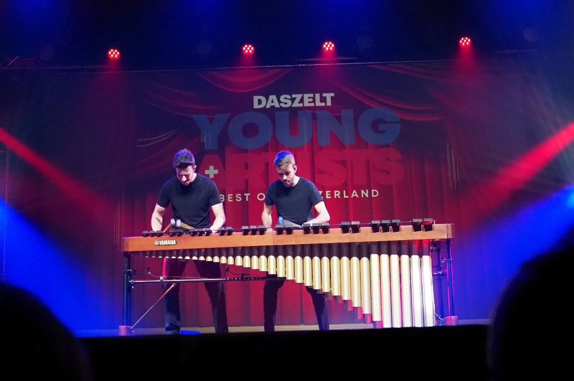 Jonas und Silas, die beiden jungen Perkussionisten aus Luzern und Zürich, konnte...