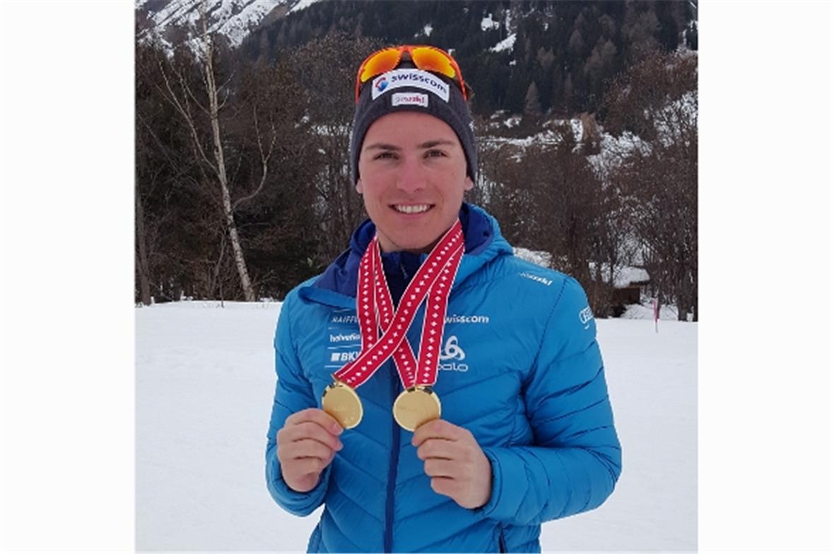 Joscha Burkhalter gewann an den Junioren-SM gleich zweimal Gold.