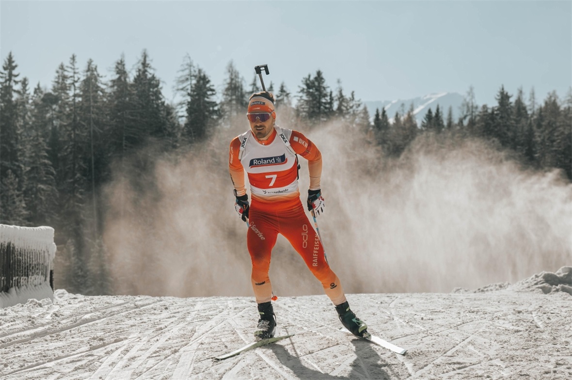 Joscha Burkhalter hoch motiviert mit neuem Sponsor.