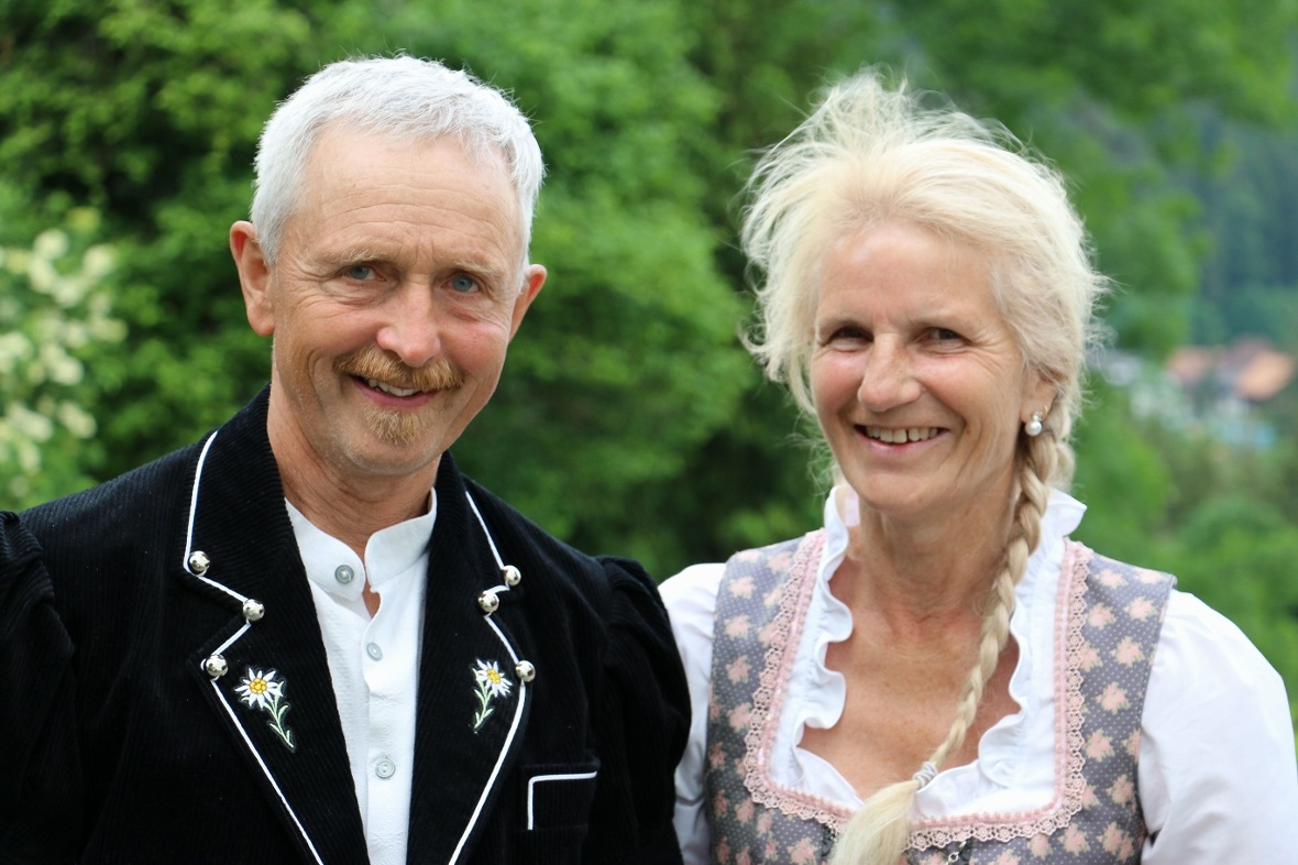 Joseph und Therese Bircher boten an der Langen Nacht in Wimmis einen Jodel-Works...
