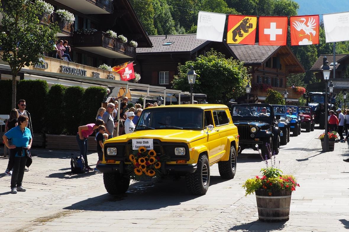 Jubiläumsumzug am Sonntag.