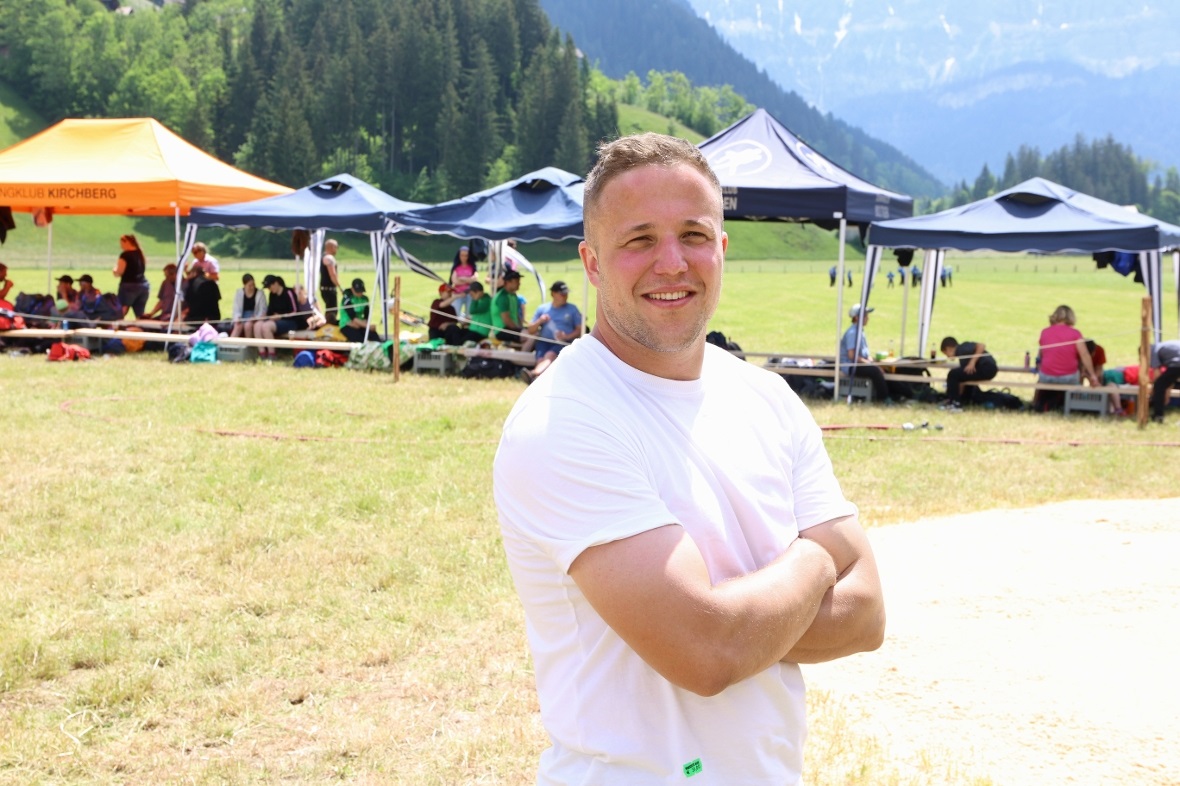 Jungschwingerleiter Ueli Moor war zufrieden mit seinen Jungschwingern.