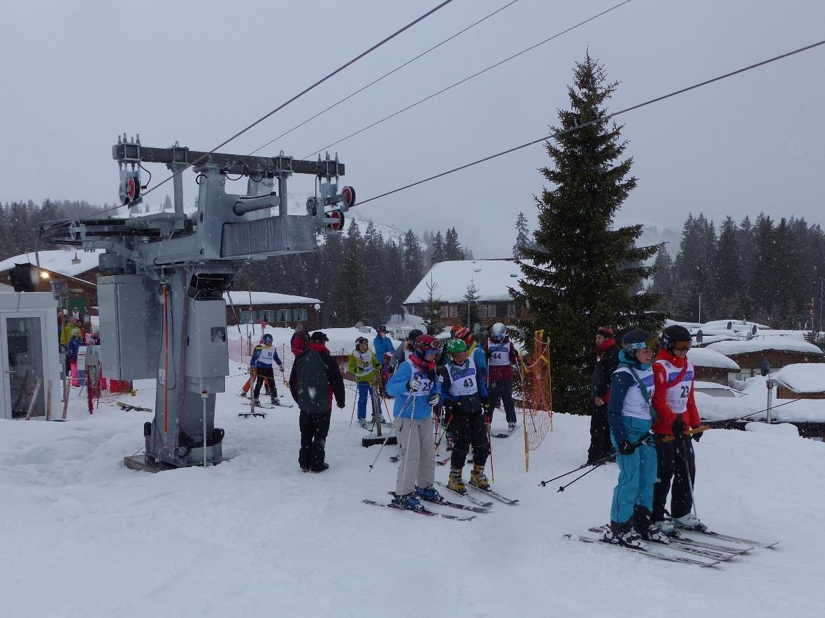 „Kampf“ um die ersten Bügel.