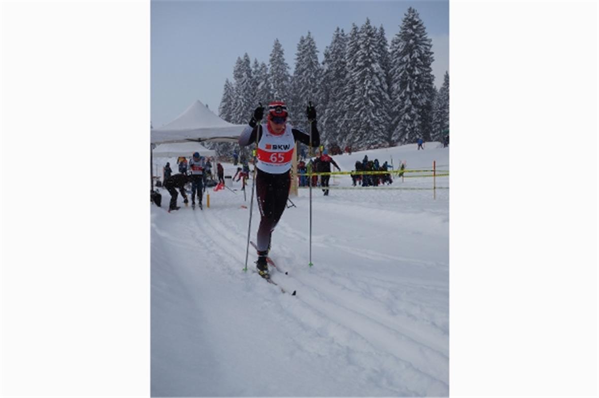 Kari Meinen aus Zweisimmen auf den ersten Metern.