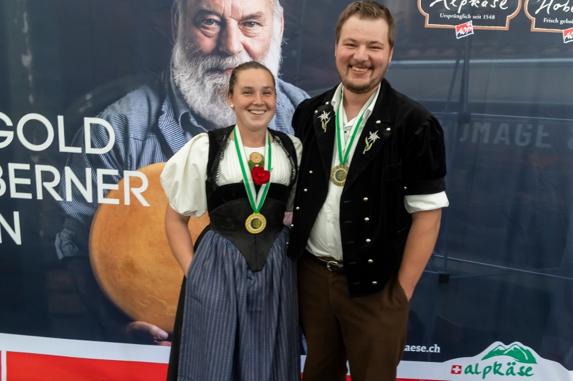 Kategoriensieger Berner Alpkäse AOP: Tanja Haldemann und Christian Röthlisberger...