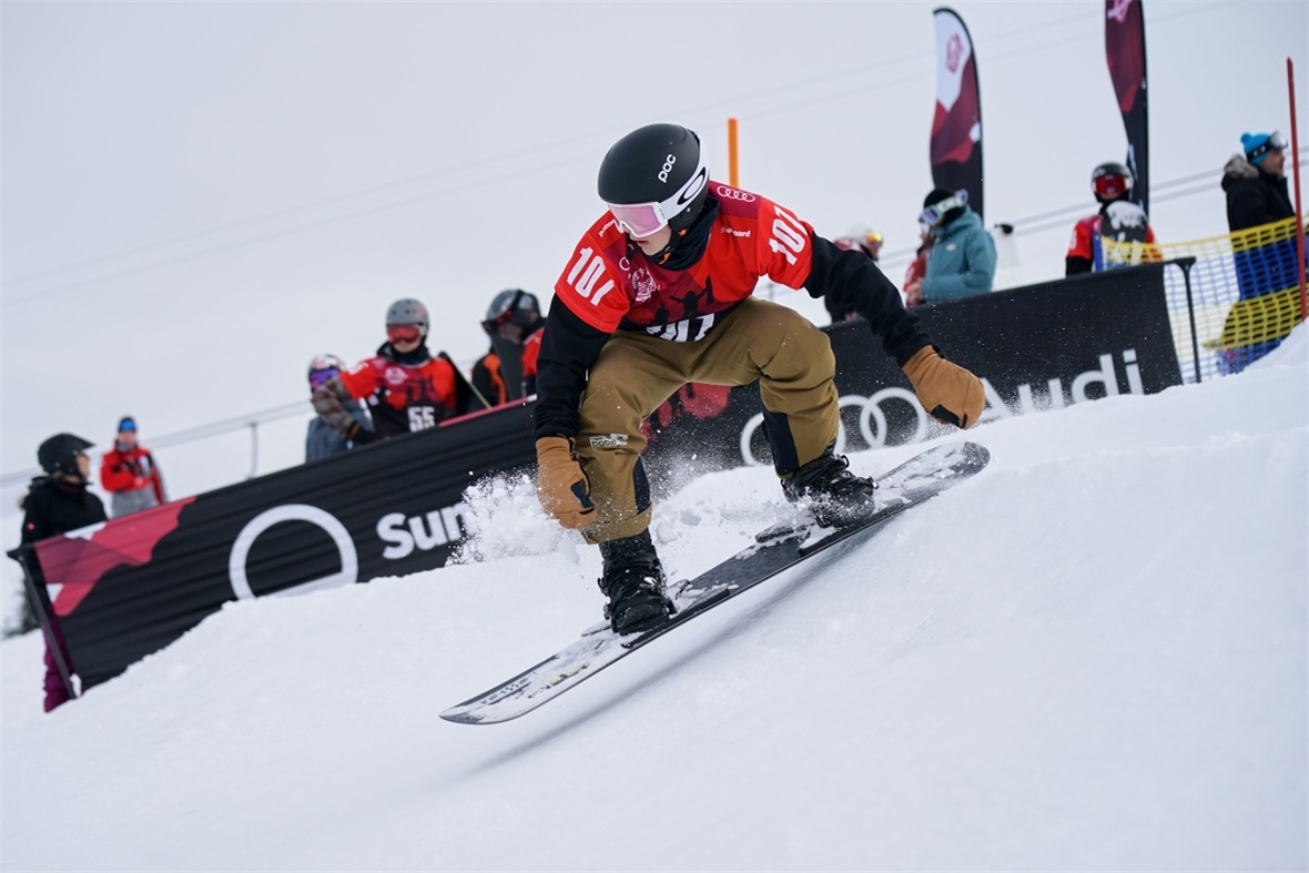 Kenny Schläppi (Blankenburg) am Start seines Trainingslaufes.