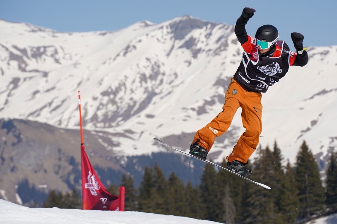 Kenny Schläppi auf seiner Siegfahrt.