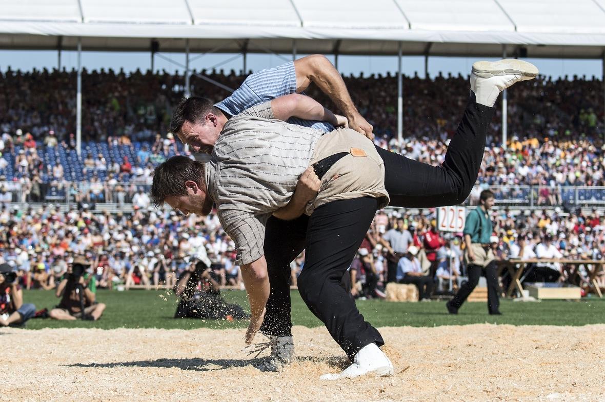 Kilian Wenger siegte im 4. Gang gegen den gleichaltrigen Innerschweizer Eidgenos...