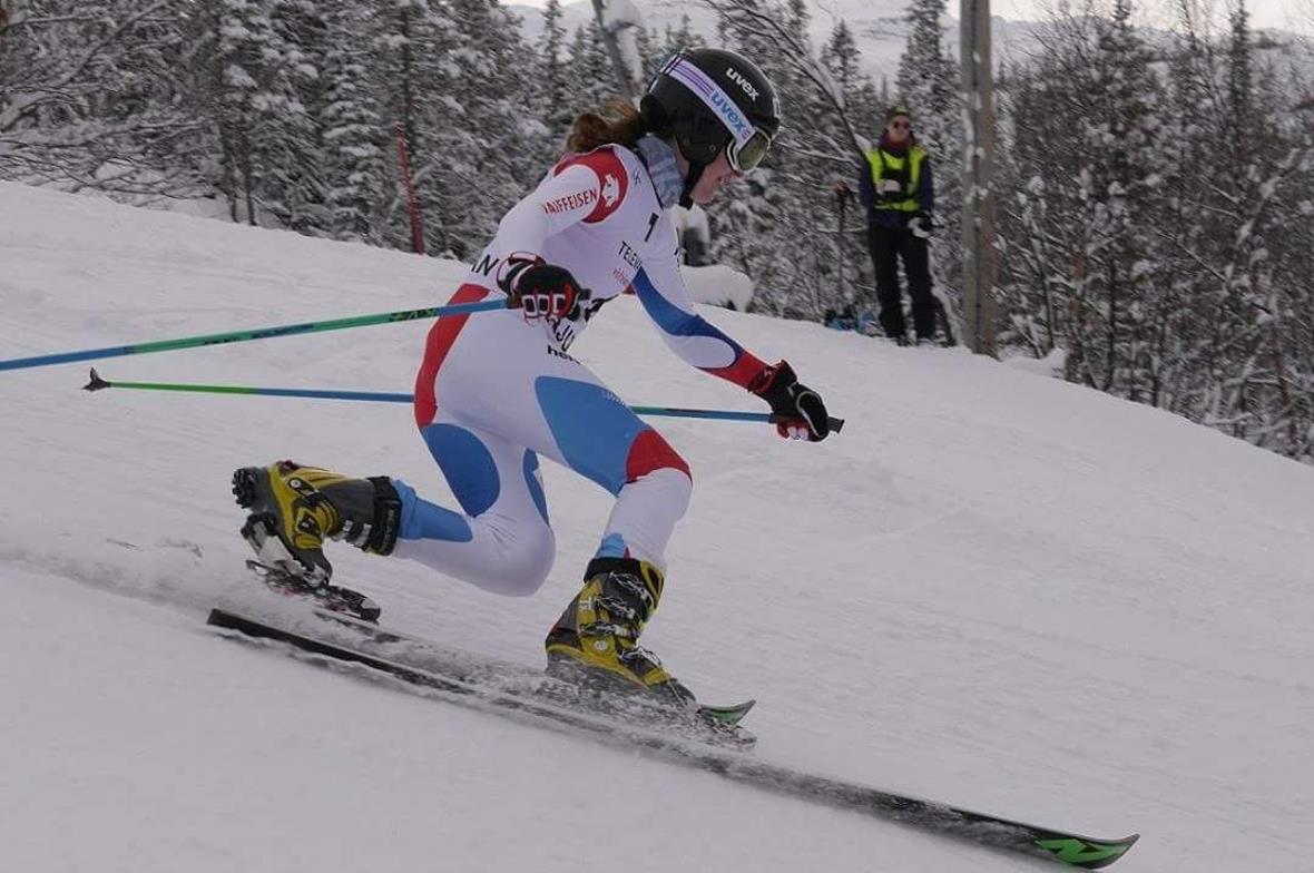Kin Aegerter an der Junioren-WM in Norwegen