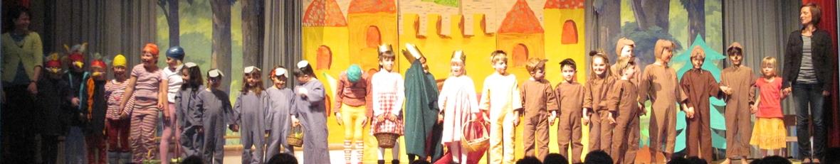 Kindergarten, 1./2. Klasse St. Stephan.