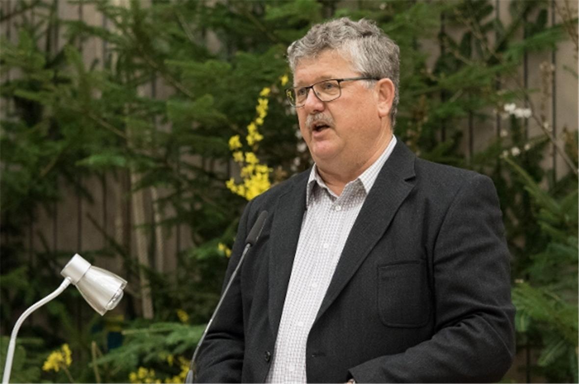 Klaus Setzer, Vorsitzender des Oberroter Fischereivereins.