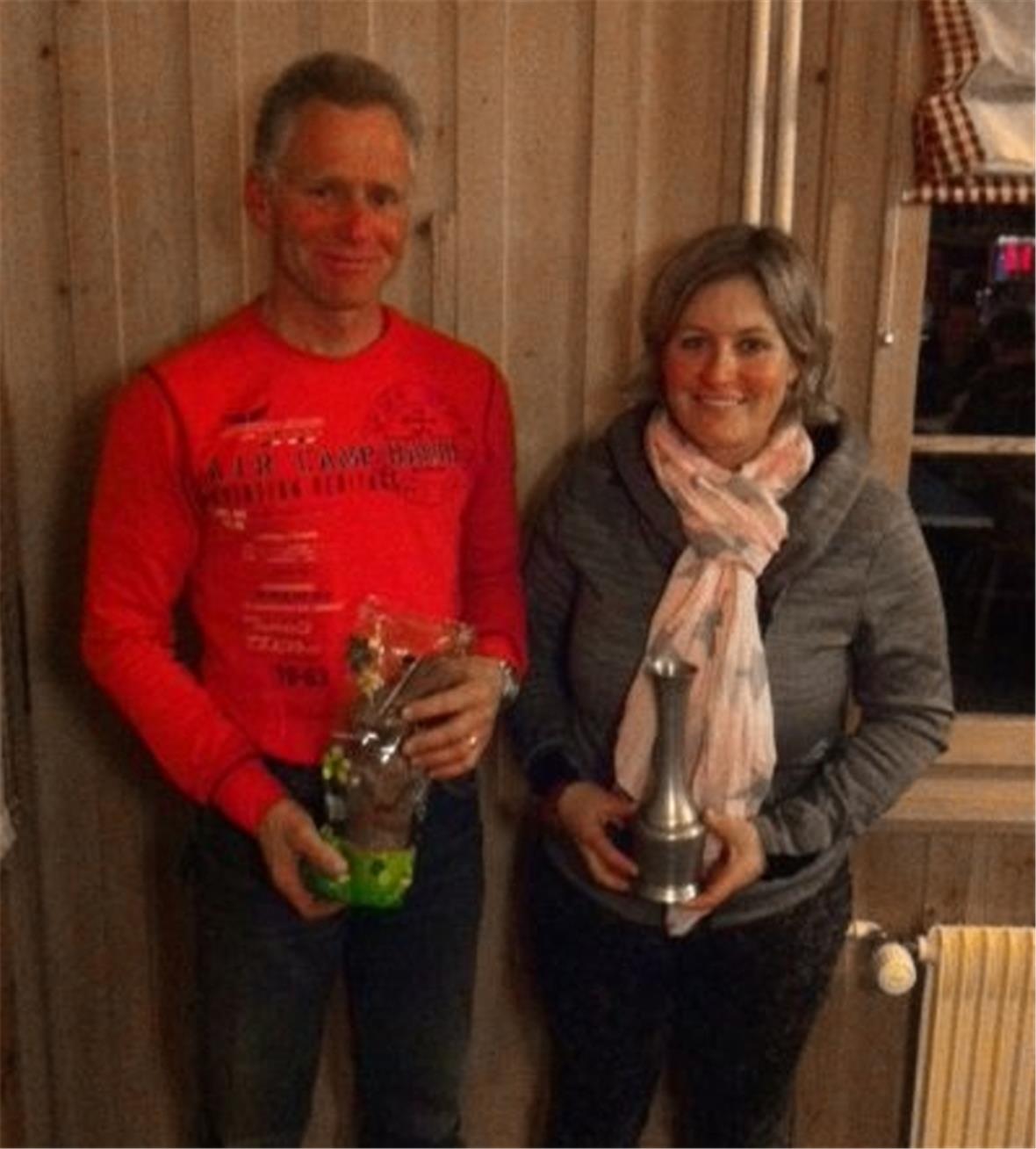 Klubmeister Peter Allemann und Claudia Ramseier-Dubler