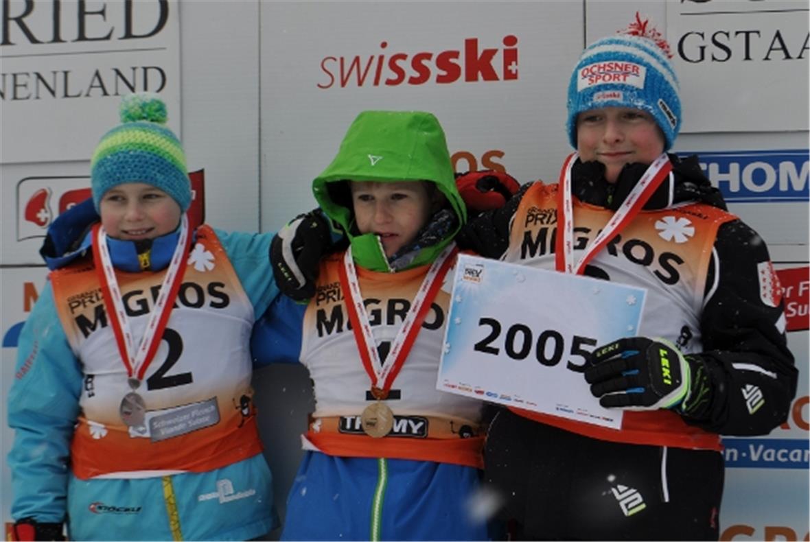 Knaben Jg. 2005: 2. Rang Livio Duss, Hasle LU; 1. Rang Fionn Bauer, Zweisimmen; 3. Rang Lorenzo Massi, Londres.