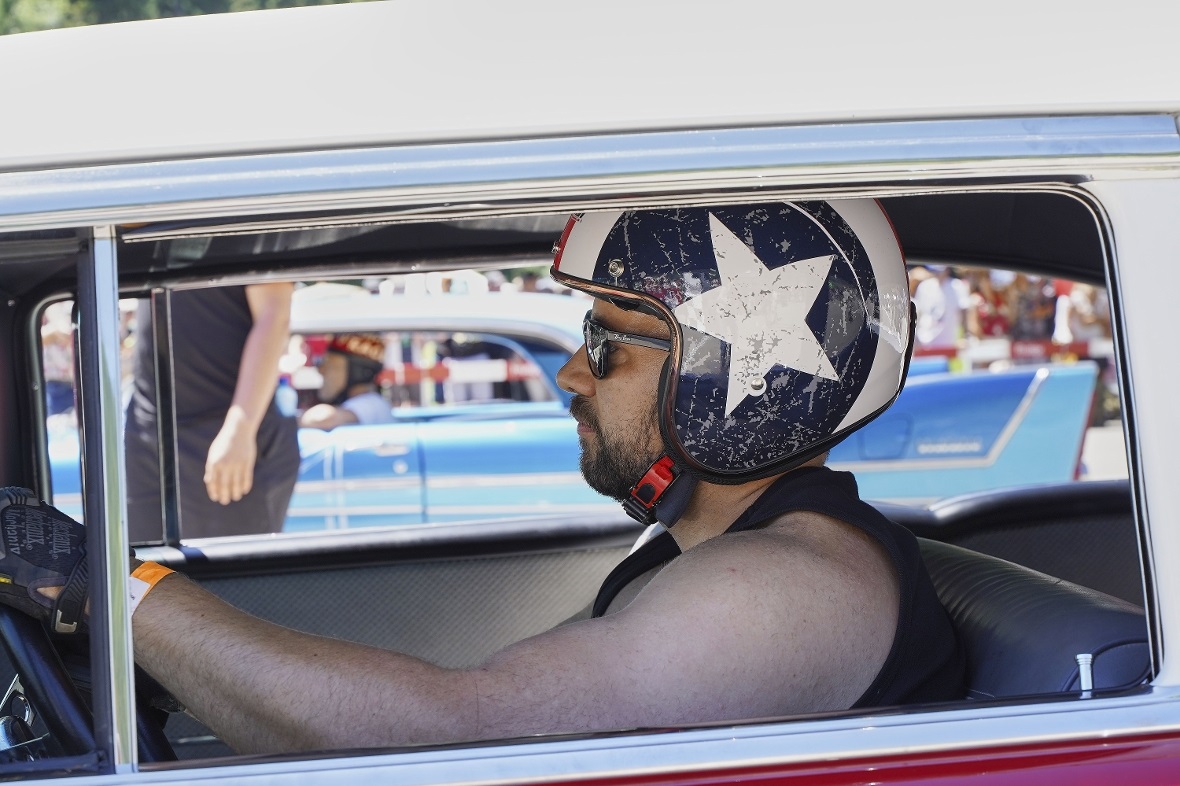 Konzentration vor dem Start.