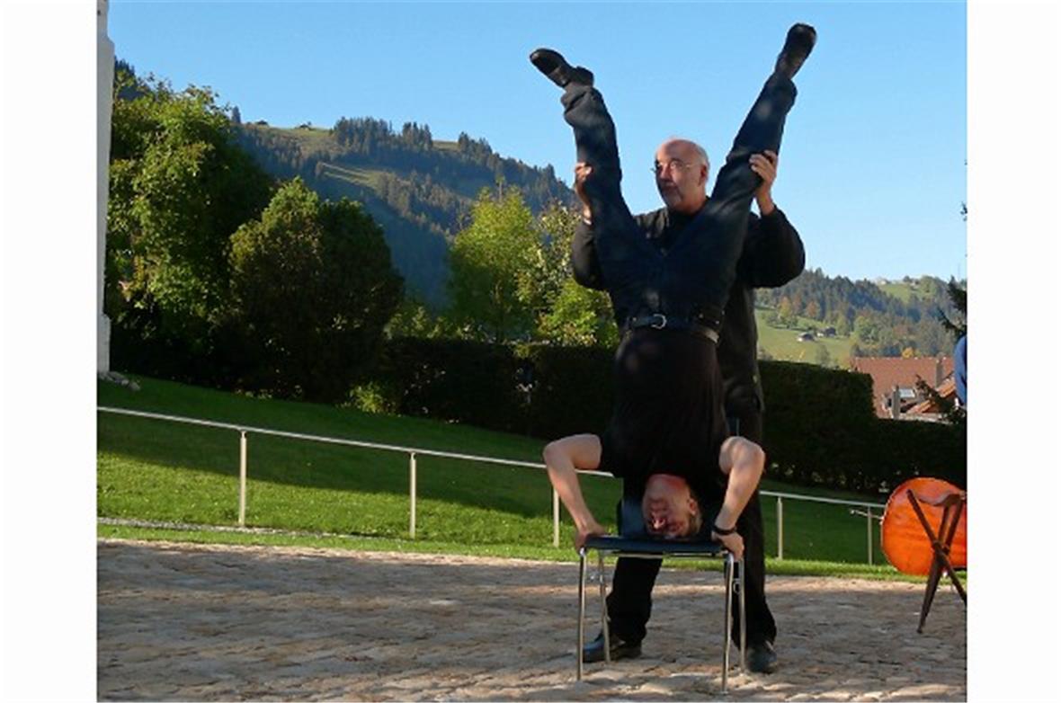 Kulturnacht-Initiant Jules van Enckevort stand Kopf und Jean Pierre Beuret, Zwei...