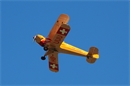 Kunstflug will gelernt sein: Hunterpilot Ueli Leutert zeigt sein Können in einem...