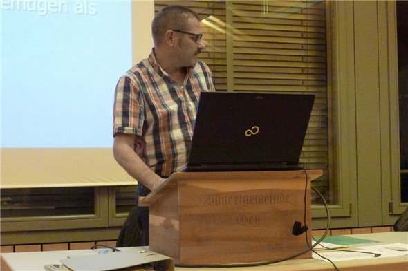 Kurt Luginbühl, Bäuertpräsident, verabschiedete den Bäuertvorstand.